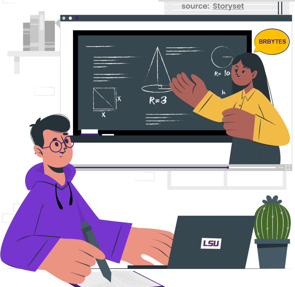 Image depicting a BrBytes teacher teaching STEM course in a classroom.